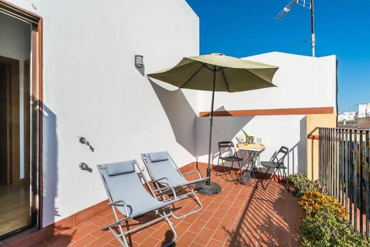 Apartamento Deluxe Terrace. Alameda Sevilla Buitenkant foto